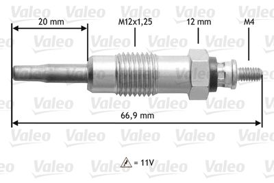 Glow Plug VALEO 345111