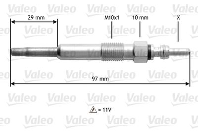 Glow Plug VALEO 345130