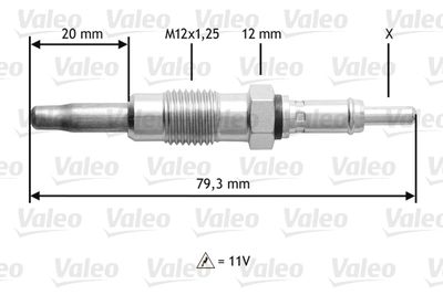 Glow Plug VALEO 345137