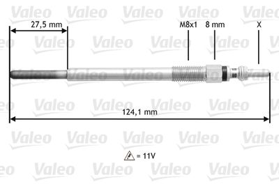 Glow Plug VALEO 345138