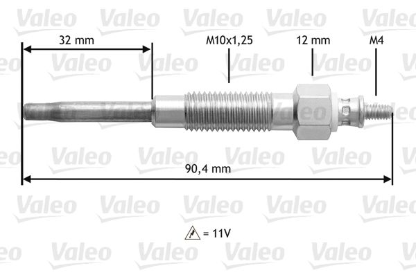 VALEO 345141 Glow Plug