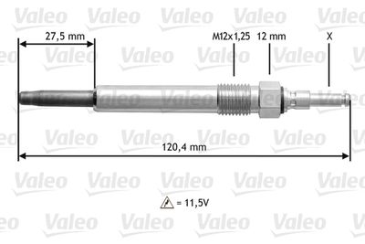 Glow Plug VALEO 345146