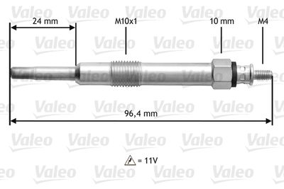 Glow Plug VALEO 345150