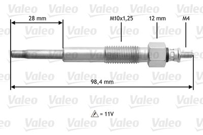 Glow Plug VALEO 345155