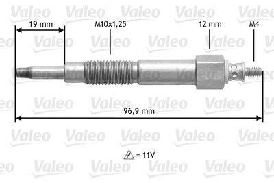 Glow Plug VALEO 345161