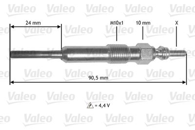 Glow Plug VALEO 345172