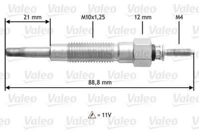 Glow Plug VALEO 345213