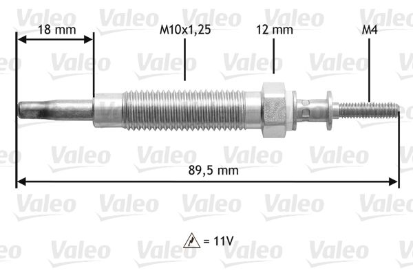 VALEO 345215 Glow Plug