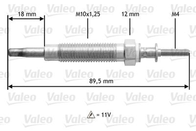 Glow Plug VALEO 345215