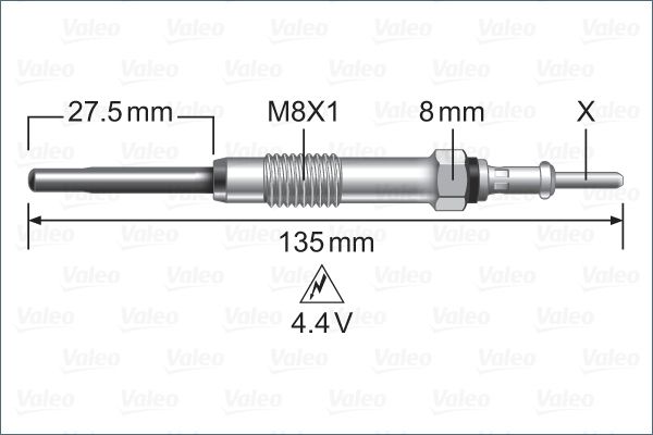 VALEO 345222 Glow Plug