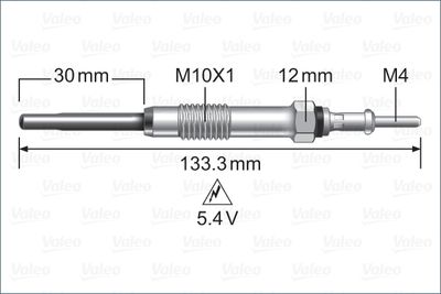 Glow Plug VALEO 345243