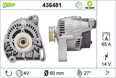 Alternator VALEO 436481