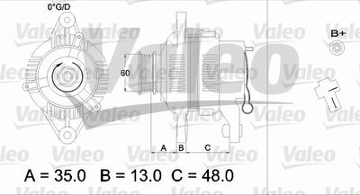 Alternator VALEO 436544