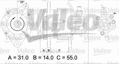 Alternator VALEO 437145