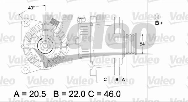 VALEO 437193 Alternator