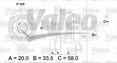 Alternator VALEO 437211