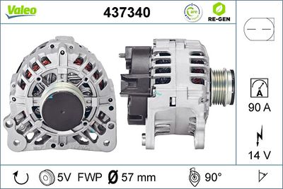 Alternator VALEO 437340