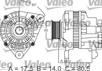 Alternator VALEO 437427