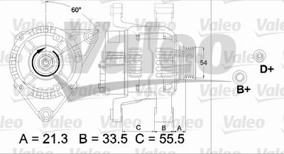 Alternator VALEO 437466