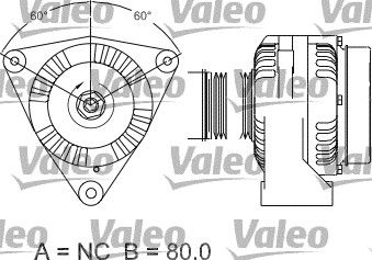 VALEO 437482 Alternator