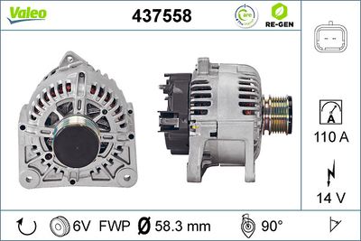 Alternator VALEO 437558