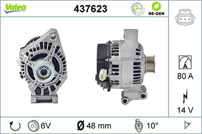 Alternator VALEO 437623