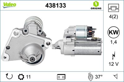 Starter VALEO 438133