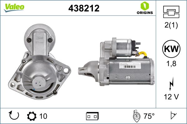 VALEO 438212 Starter