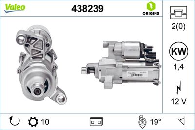 Starter VALEO 438239