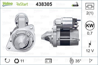 Starter VALEO 438305