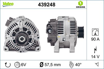 Alternator VALEO 439248