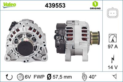 Alternator VALEO 439553