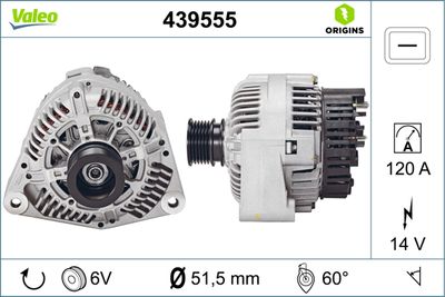 Alternator VALEO 439555