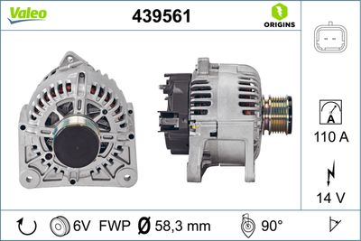 Alternator VALEO 439561