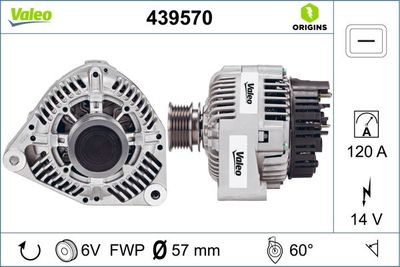 Alternator VALEO 439570