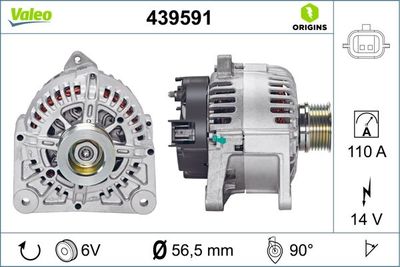 Alternator VALEO 439591