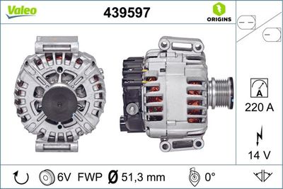 Alternator VALEO 439597