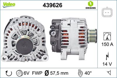 Alternator VALEO 439626