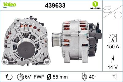 Alternator VALEO 439633