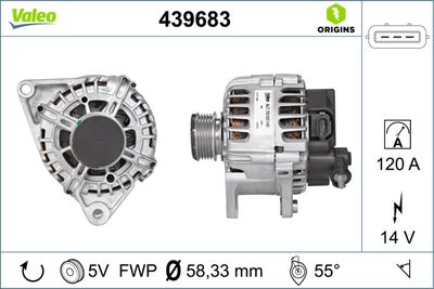 Alternator VALEO 439683