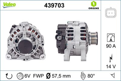 Alternator VALEO 439703