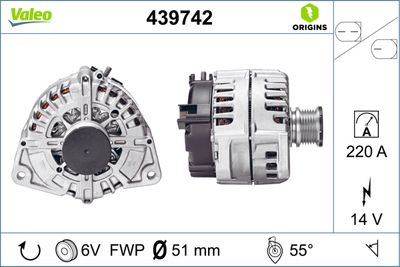 Alternator VALEO 439742