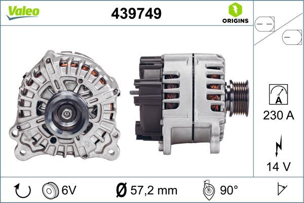 VALEO 439749 Alternator