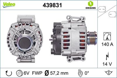 Alternator VALEO 439831