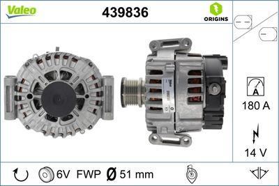 Alternator VALEO 439836