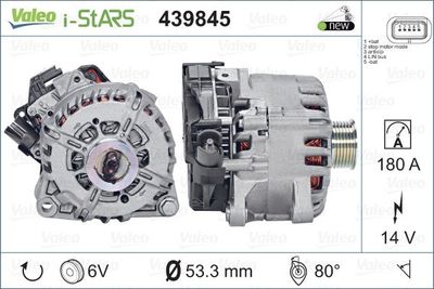 Alternator, starter VALEO 439845