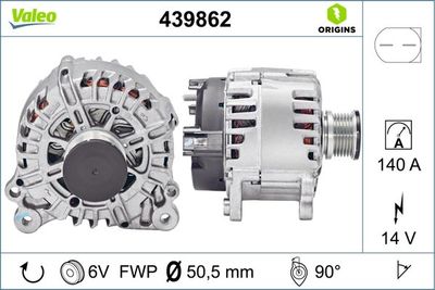 Alternator VALEO 439862