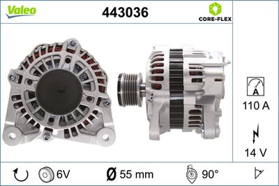 Alternator VALEO 443036