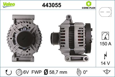 Alternator VALEO 443055