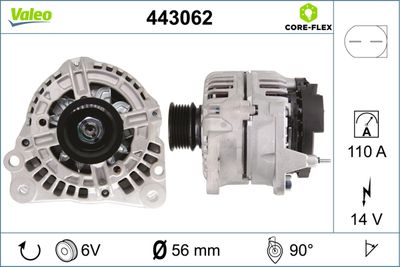 Alternator VALEO 443062